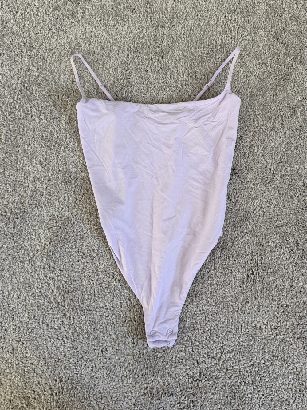 SKIMS Lilac Spaghetti Strap One-Piece Bodysuit